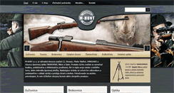 Desktop Screenshot of m-hunt.sk